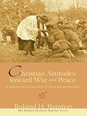 cover image of Christian Attitudes toward War and Peace